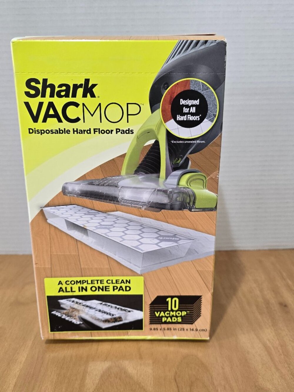 Shark Vacmop Disposable Hard Floor Pads 10 Count New